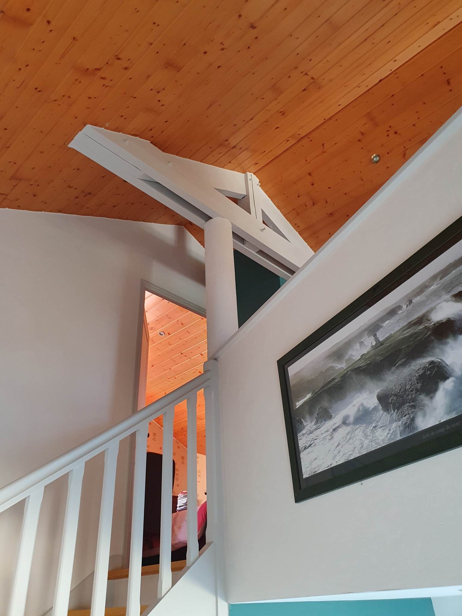 Peinture poutre en bois