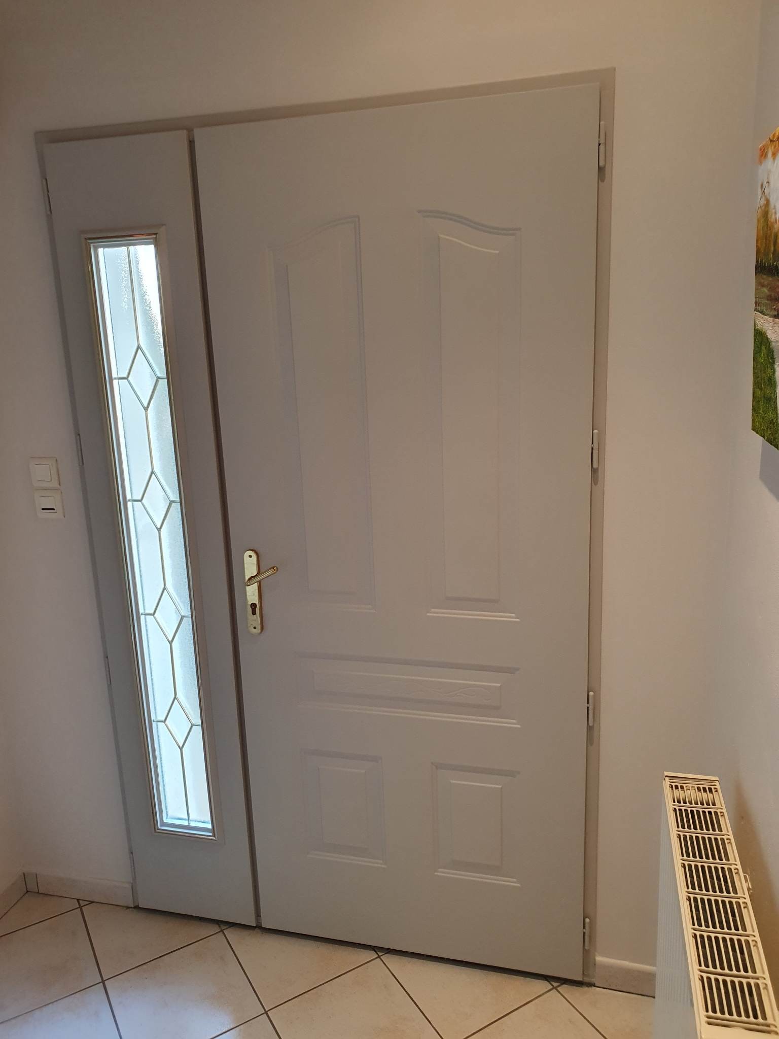Peinture porte d'entrée