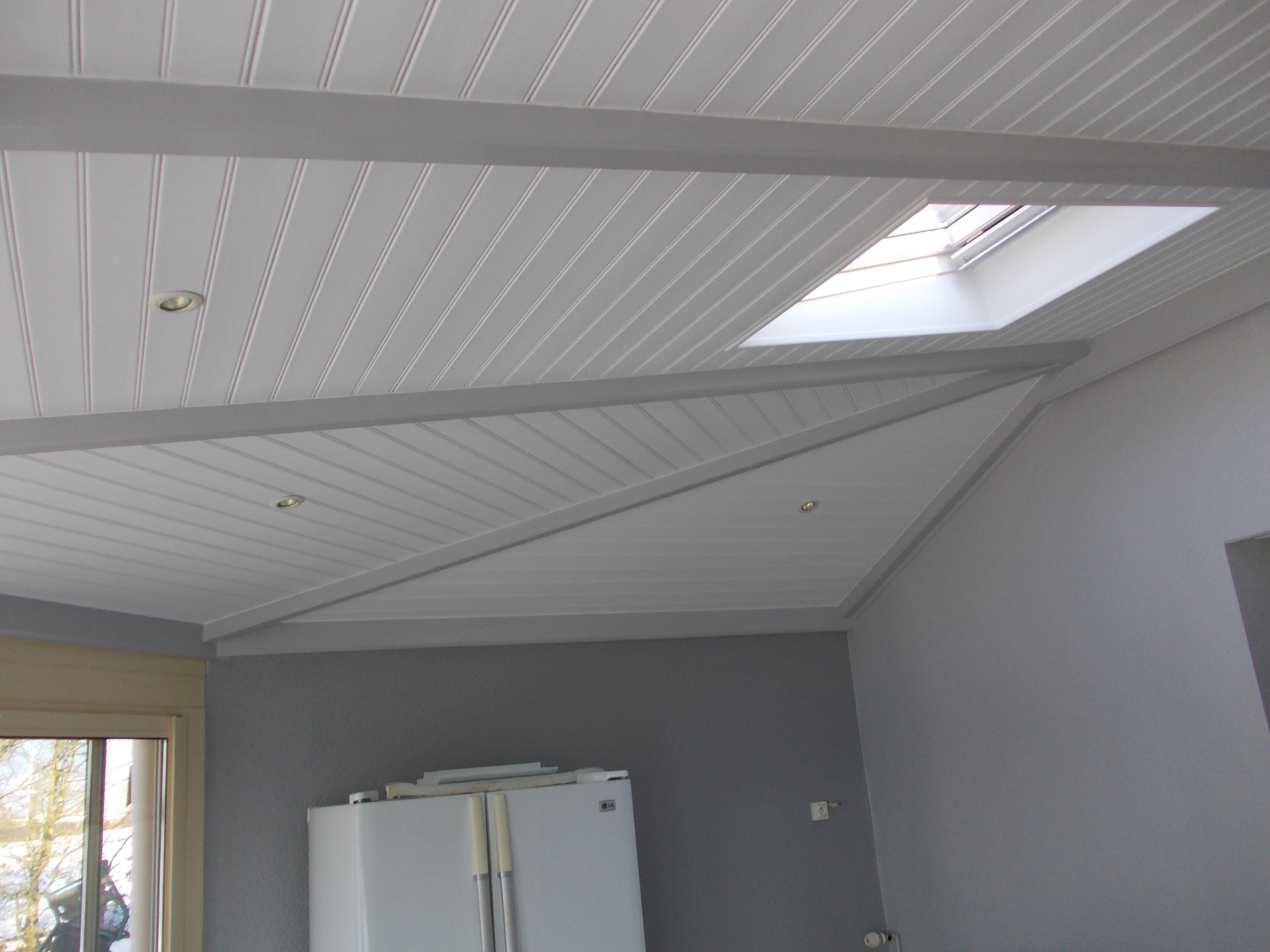 peinture plafond lambris