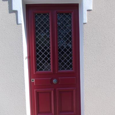 peinture porte d'entrée