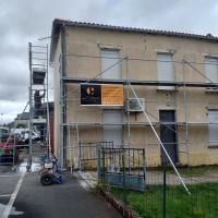 Avant : nettoyage au nettoyeur haute pression